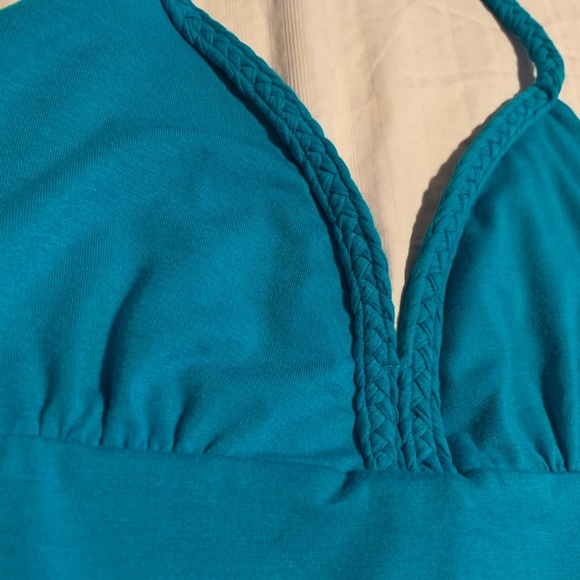 Turquoise Halter Top - Picture 3 of 8